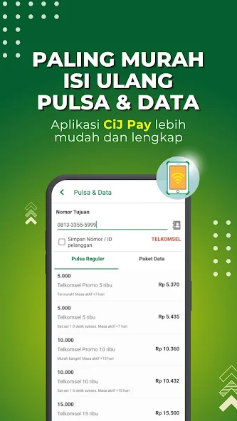 pulsa dan paket data murah banget cijpay